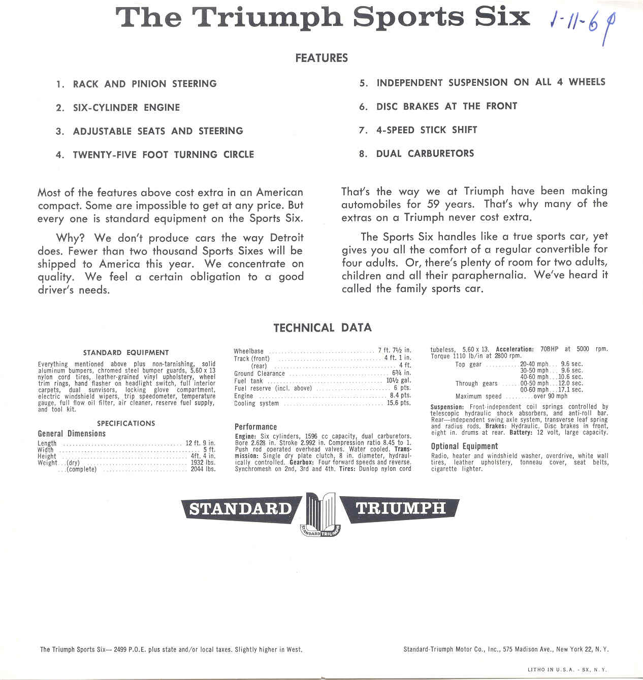 Triumph Vitesse USA!